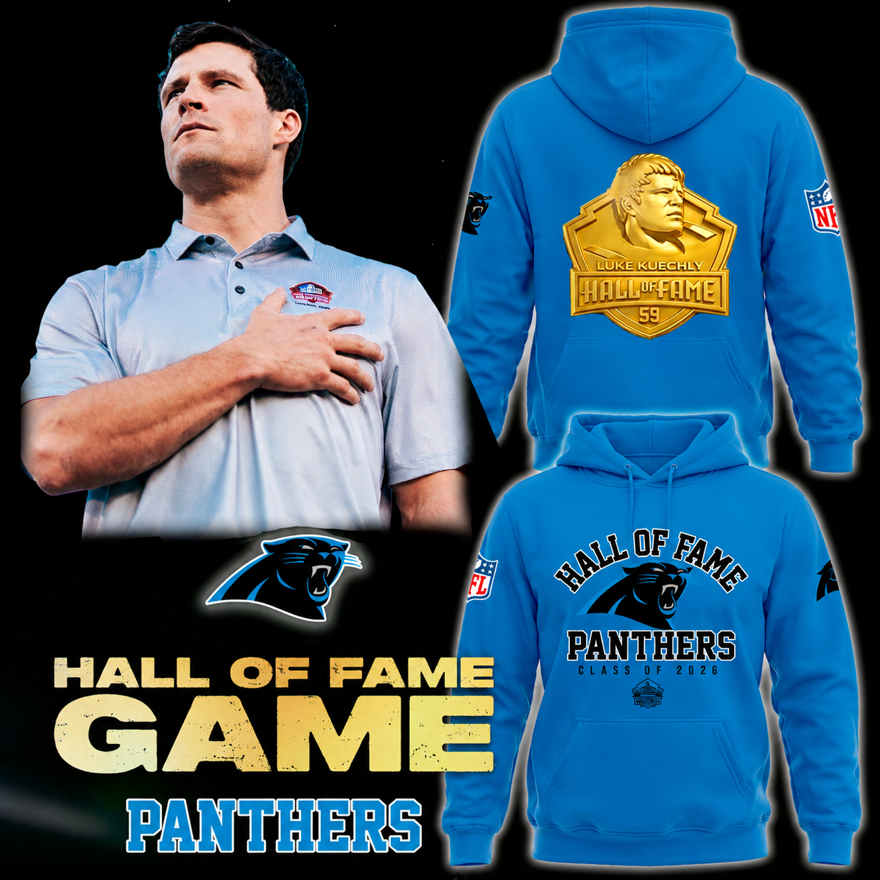 Carolina Panthers - Hall of Fame Game 2026 Limited Edition Tshirt