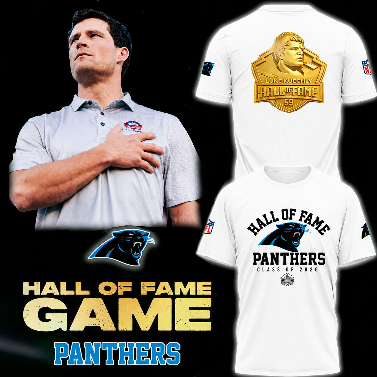 Carolina Panthers - Hall of Fame Game 2026 Limited Edition Tshirt