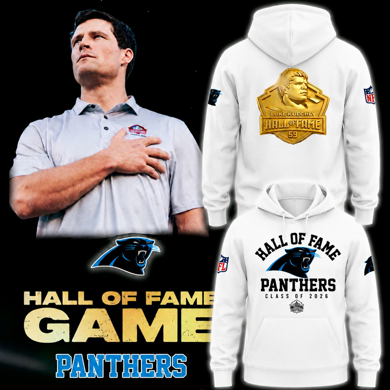 Carolina Panthers - Hall of Fame Game 2026 Limited Edition Tshirt