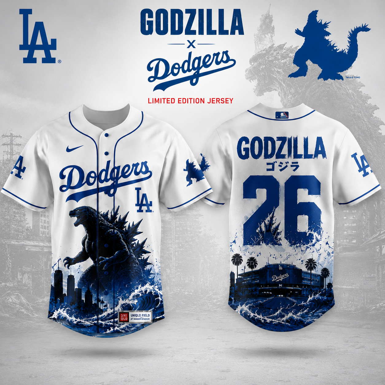 _LA × GODZILLA MINUS ONE LIMITED JERSEY