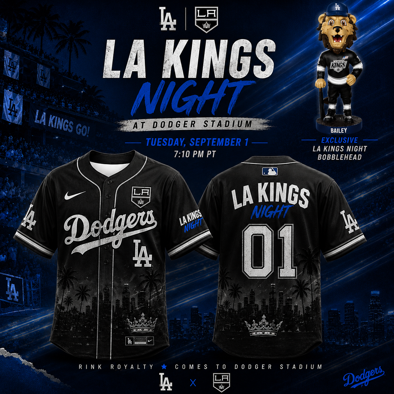 _LA DODGERS × LA KINGS NIGHT LIMITED JERSEY