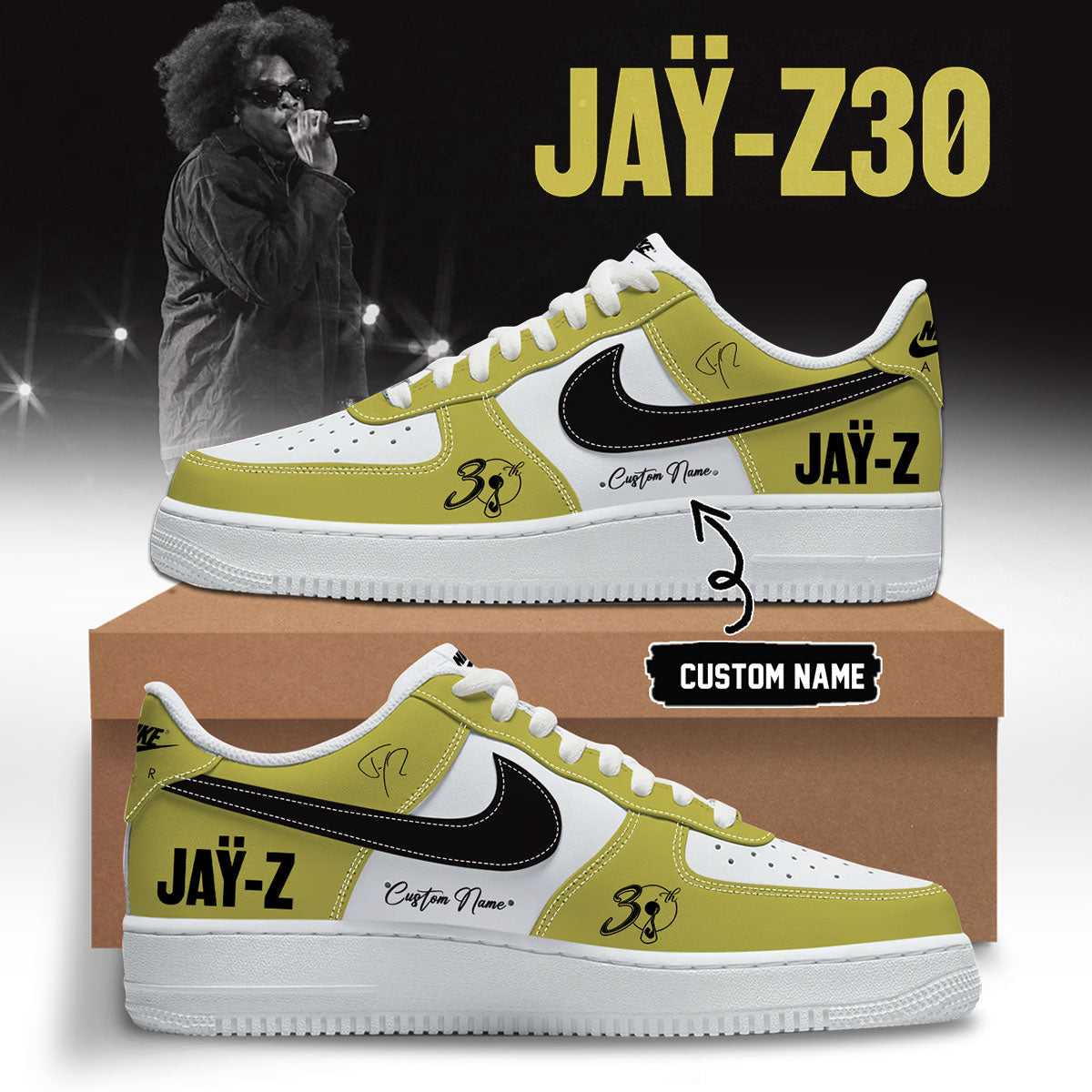 The JAŸ-Z30 Limited Edition shirt Shoes