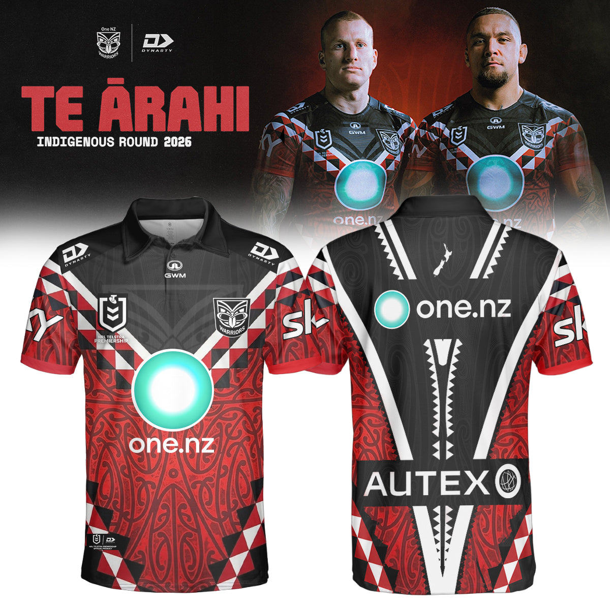 _New Zealand Warriors Indigenous Round 2026 Te Ārahi Polo 2