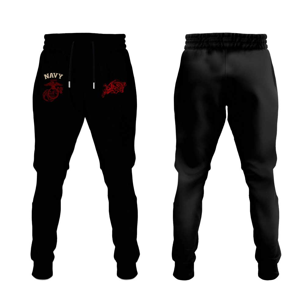 Navy Football Marines 250 Years Celebration Combo T-Shirt - Limited Edition