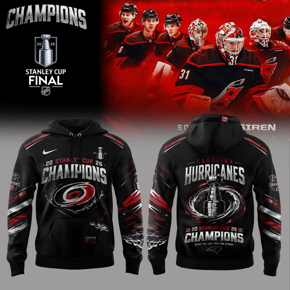 C Hurricanes 2026 Stanley Cup Champions Hoodie