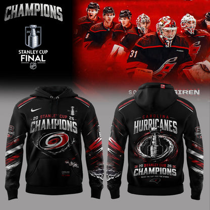 C Hurricanes 2026 Stanley Cup Champions Hoodie