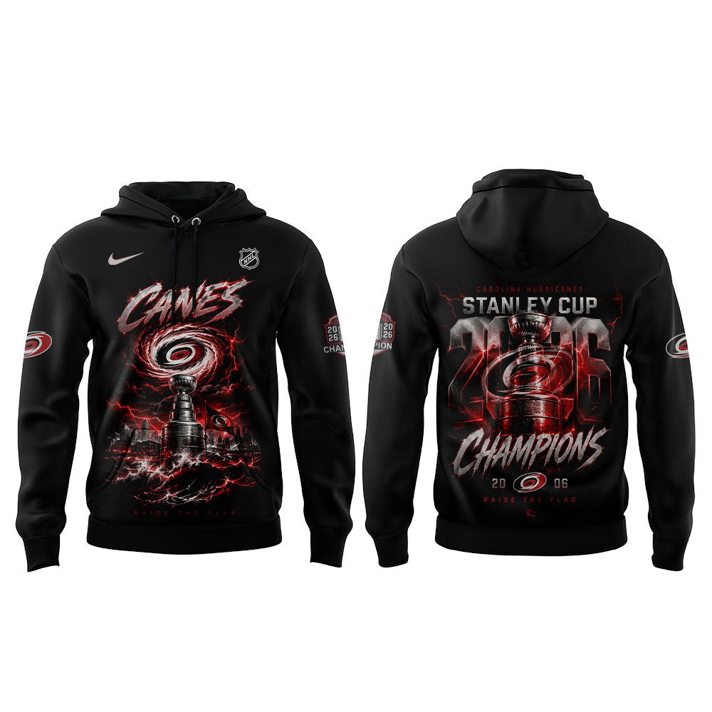 C Hurricanes 2026 Stanley Cup Champions Hoodie V2
