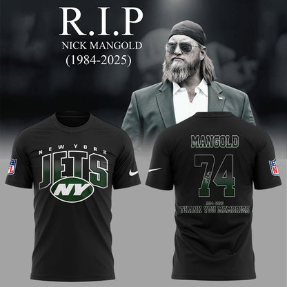 NY.Jets Legend Nick Mangold. Thank You Memories Shirt