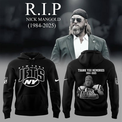 NY.Jets Legend Nick Mangold. Thank You Memories V2 Hoodie