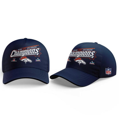 D Broncos 2026 AFC Division Champions Blue Hoodie