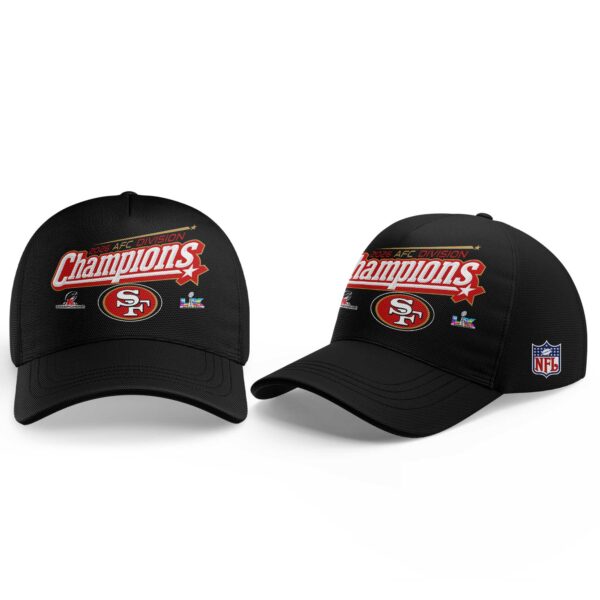 SF.49ers 2026 AFC Division Champions Black Hoodie V2