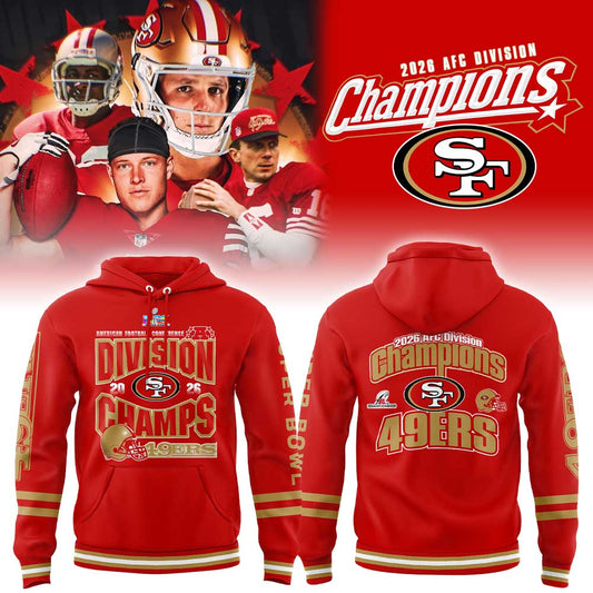 SF.49ers 2026 AFC Division Champions Hoodie V2