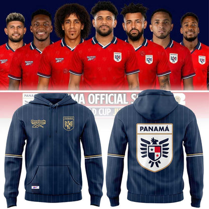 La selección nacional de fútbol de Panamá ha presentado su nueva equipación para el Mundial de 2026. Hoodie Blue
