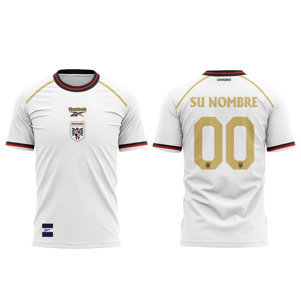 La selección nacional de fútbol de Panamá ha presentado su nueva equipación para el Mundial de 2026 Shirt White Custom Name, Number