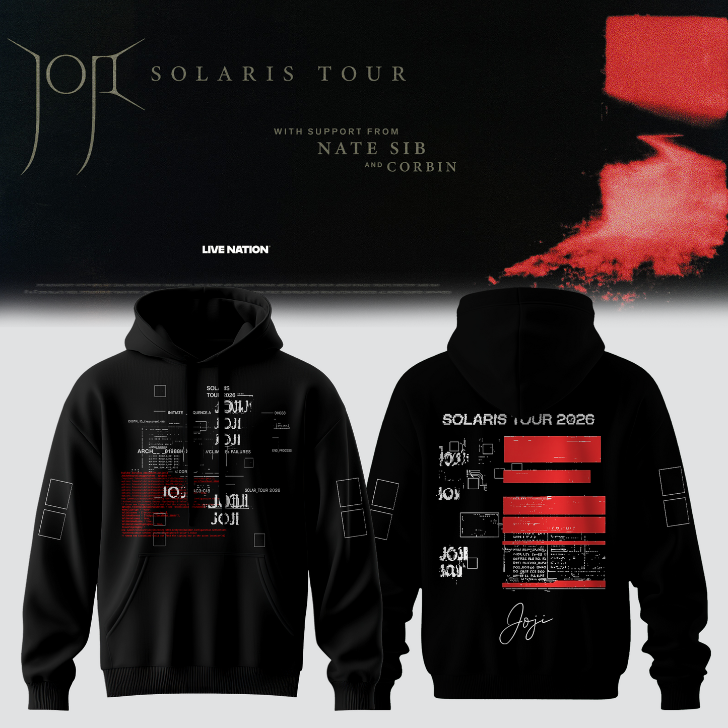 .JOJI SOLARIS TOUR HOODIE