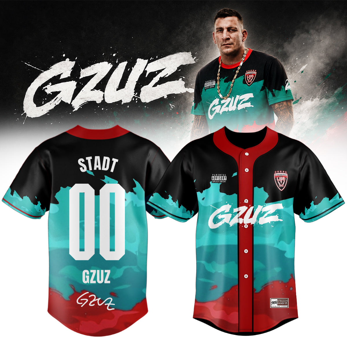 __GZUZ “Live Europe 2026” Signature Limited Edition – Jersey (Custom Name &amp; Number)