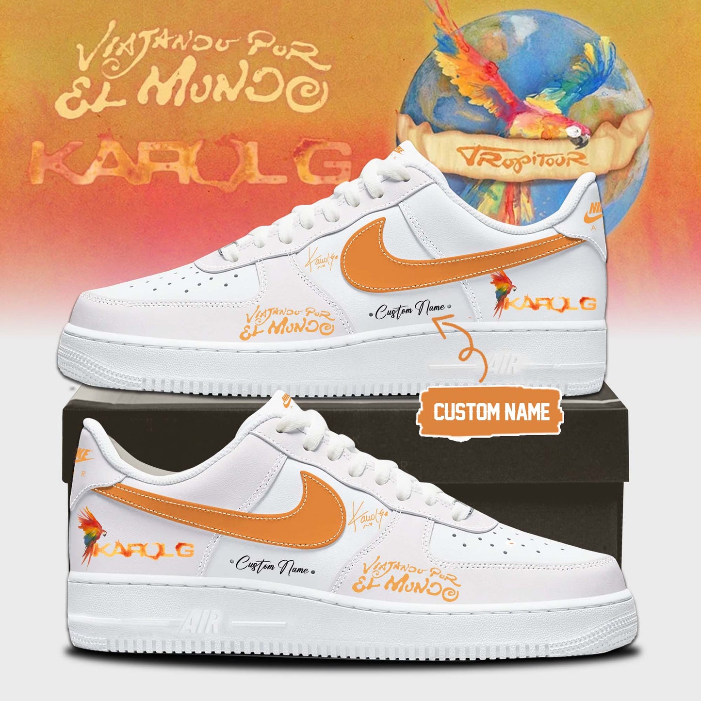 Karol G VIAJANDO POR EL MUNDO TROPITOUR Shoes 3