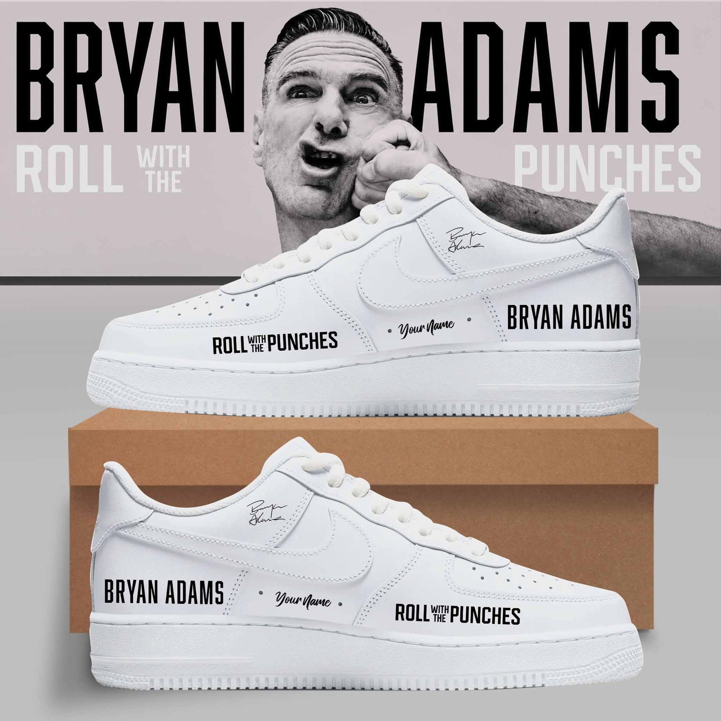 BRYAN ADAMS – ROLL WITH THE PUNCHES TOUR SHOES 2