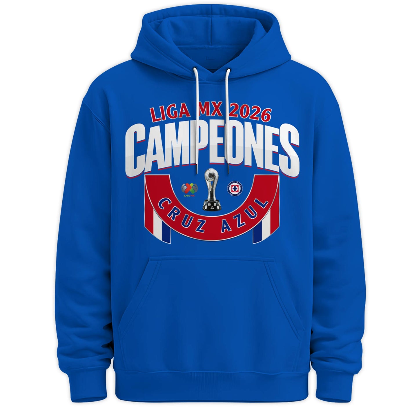 Cruz Azul 2026 Campeones Royal Blue Hoodie