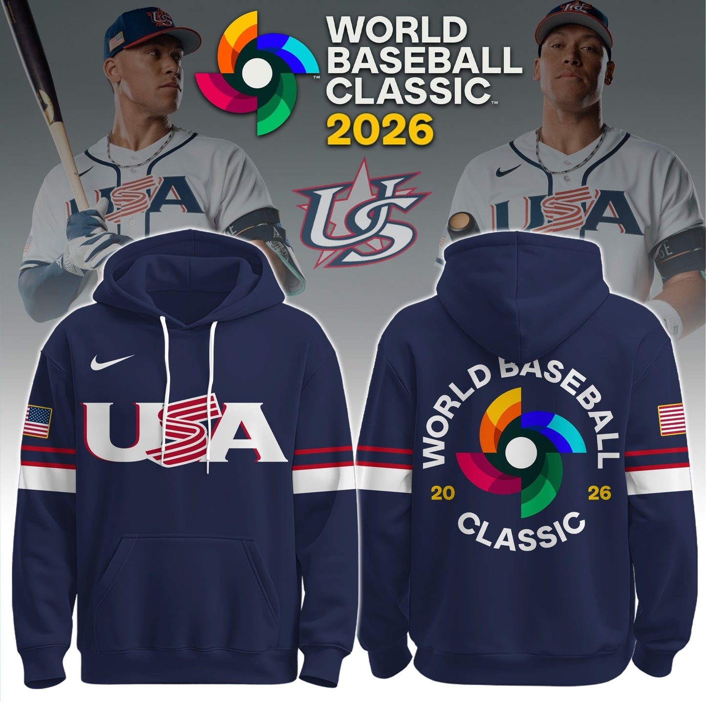 USA World Baseball Classic Hoodie Ver 2