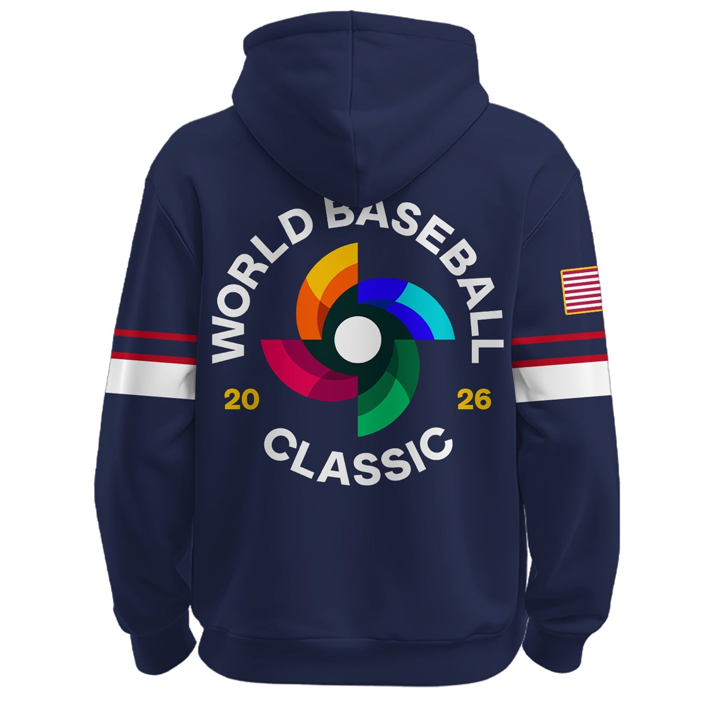 USA World Baseball Classic Zip Hoodie Ver 2
