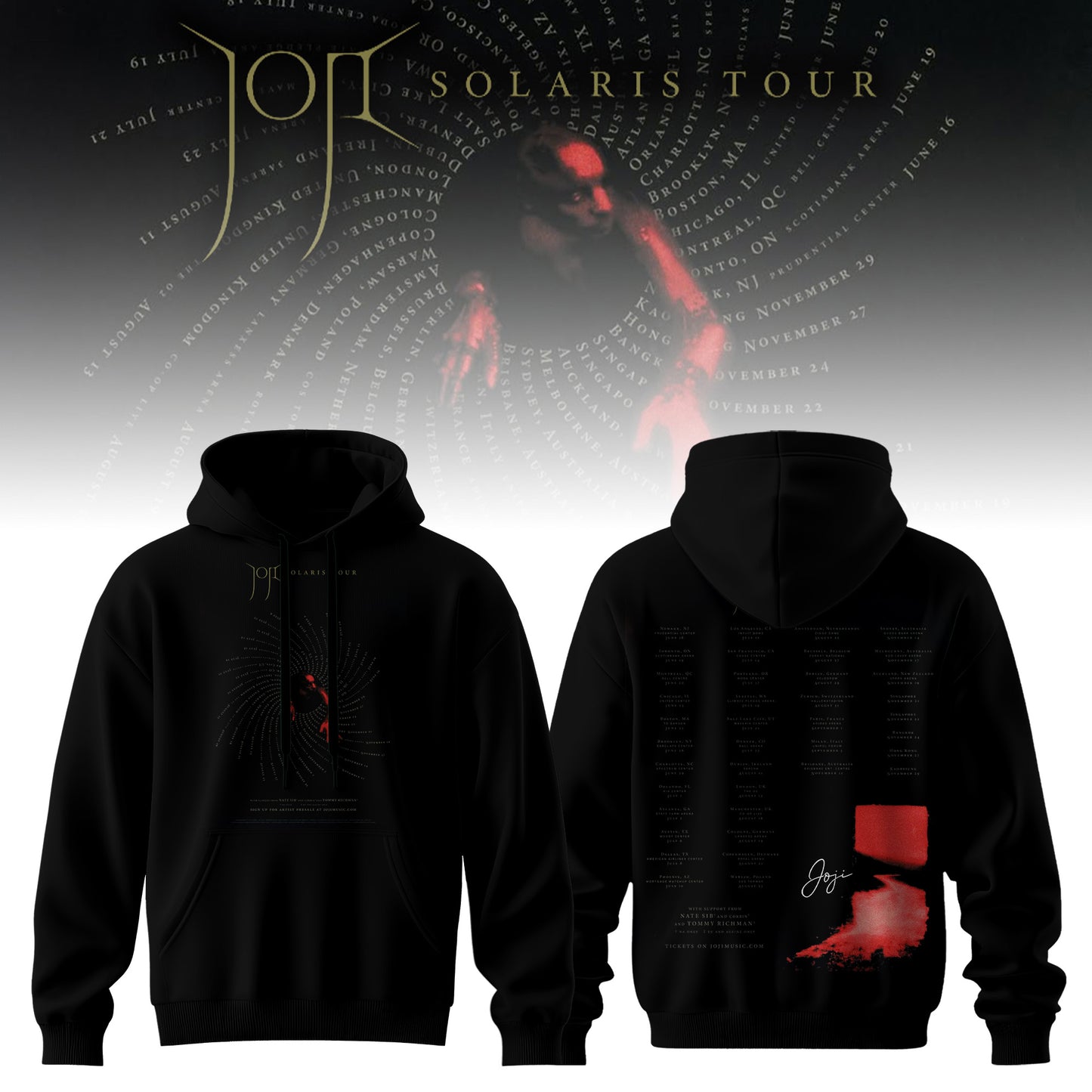 .JOJI SOLARIS TOUR HOODIE