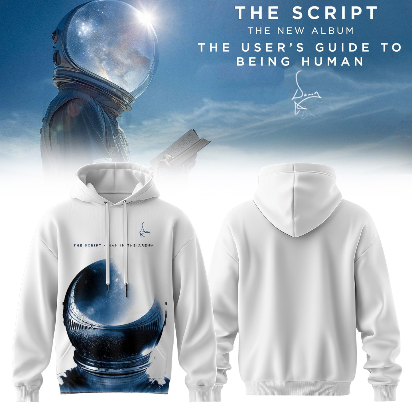 The Script ”The User’s Guide To Being Human” Album Limited Edition Signature – Hoodie
