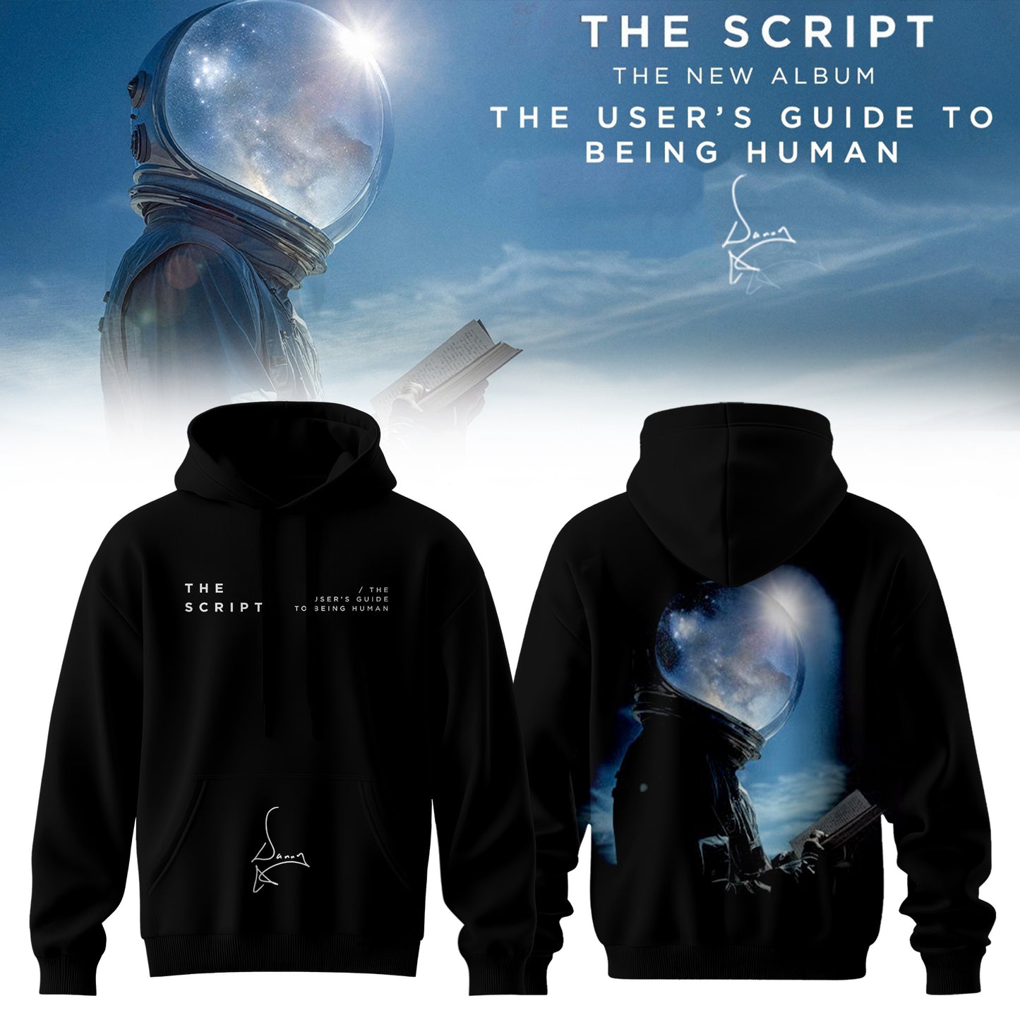 The Script ”The User’s Guide To Being Human” Album Limited Edition Signature – Hoodie