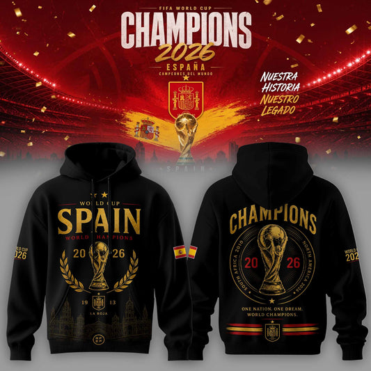 Spain World Cup Champions 2026 Hoodie 2