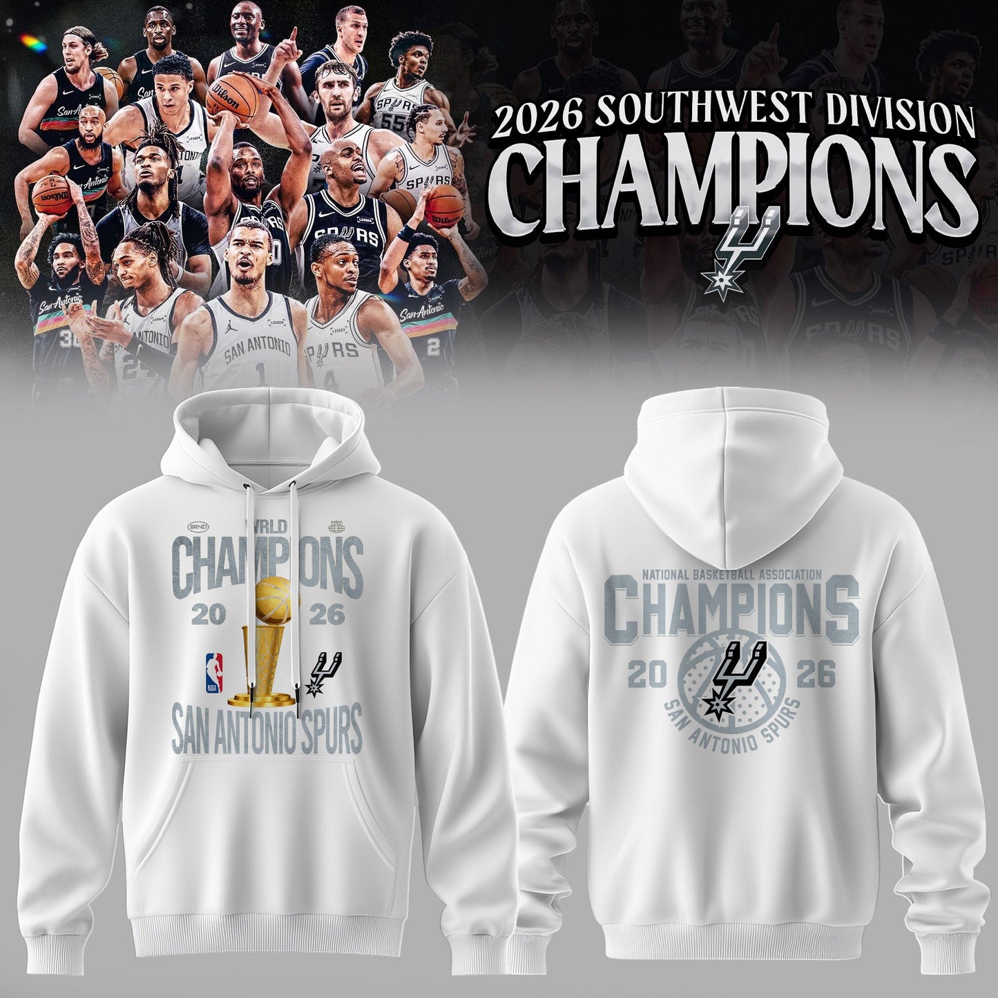 Spurs 2026 NBA Champions Black Edition