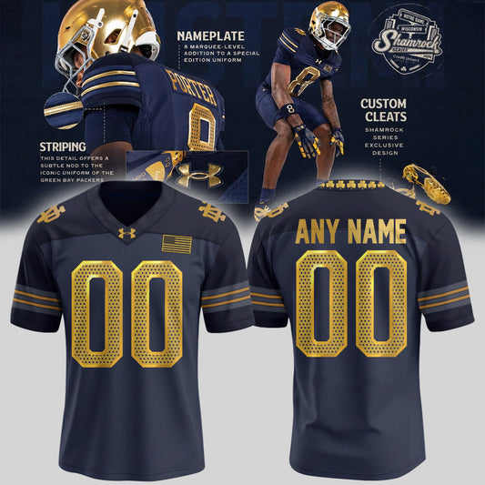 Limited Edition Notre Dame Football ” 2026 Shamrock Series uniforms ☘️” Jersey
