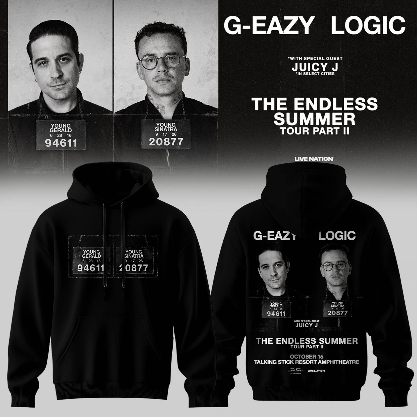 G-Eazy & Logic The Endless Summer Tour Part II Hoodie