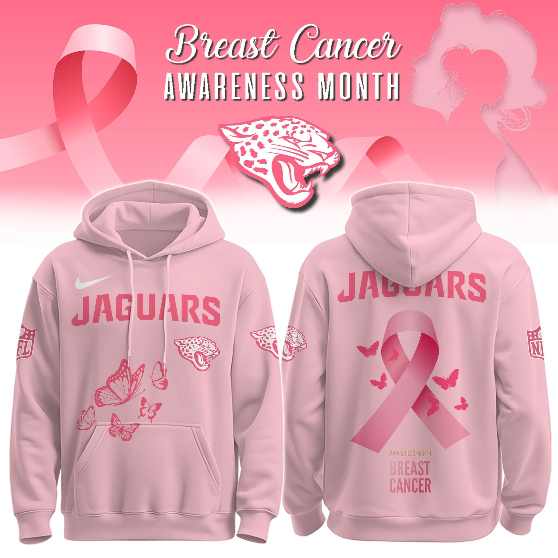 Jaguars Breast Cancer Awareness Edition Hoodie