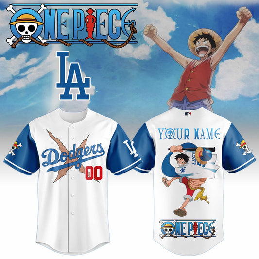 LA Straw Hat Limited Editon Baseball Jersey – Blue Edition V2