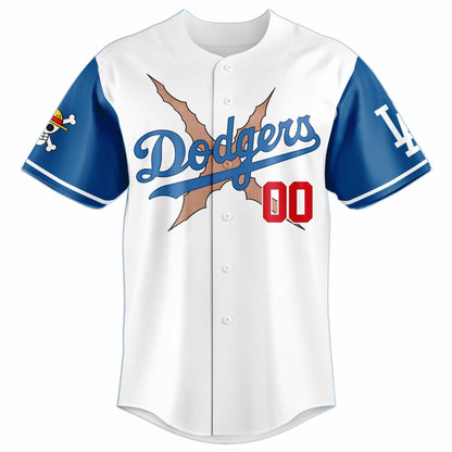 LA Straw Hat Limited Editon Baseball Jersey – Blue Edition V2