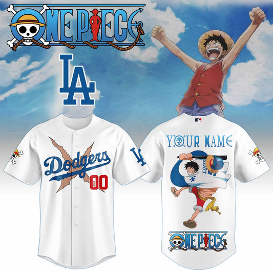 LA Straw Hat Limited Editon Baseball Jersey – White Edition