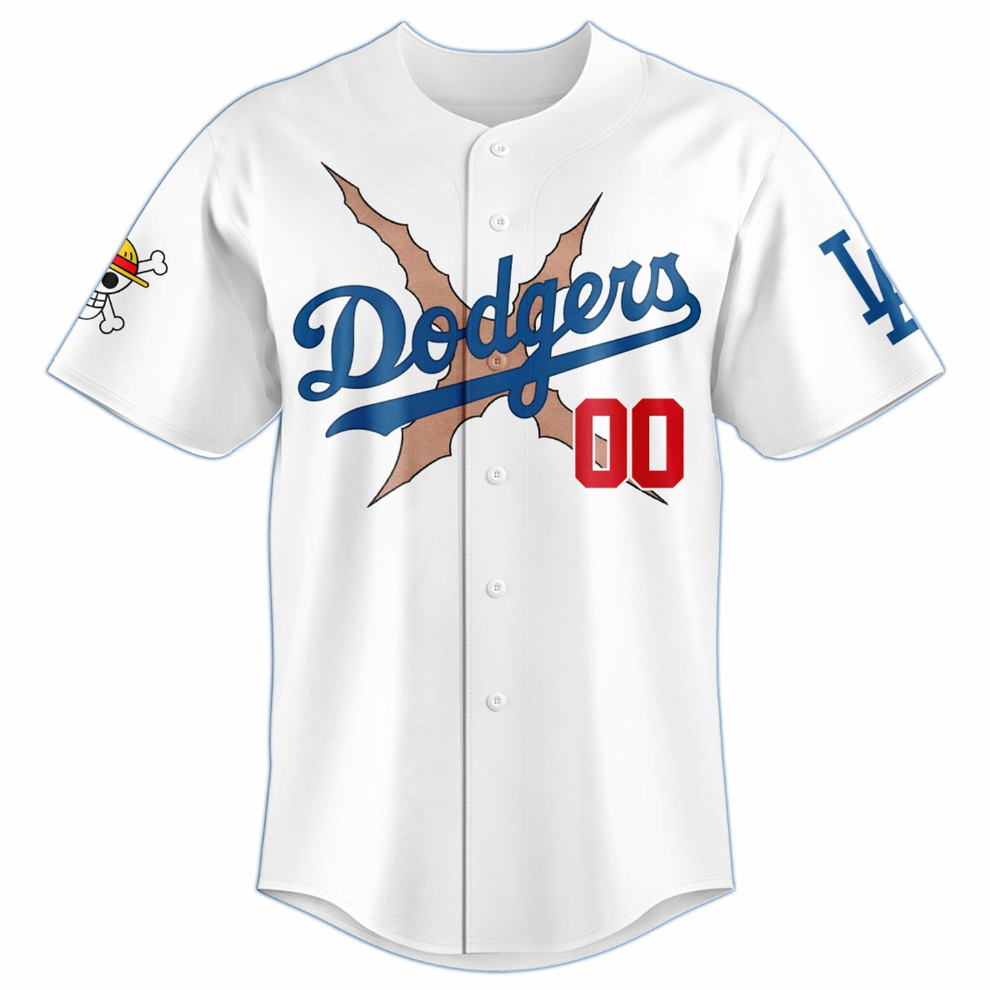 LA Straw Hat Limited Editon Baseball Jersey – White Edition
