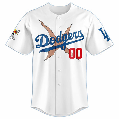 LA Straw Hat Limited Editon Baseball Jersey – White Edition