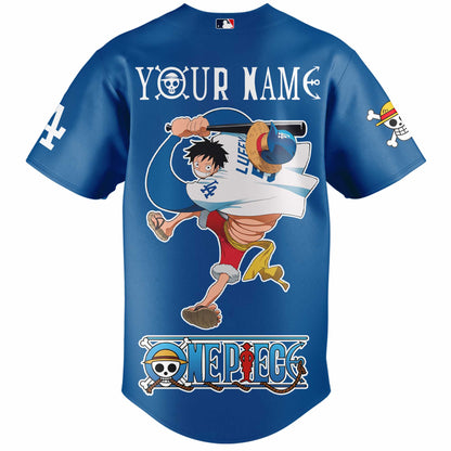 LA Straw Hat Limited Editon Baseball Jersey – Blue Edition