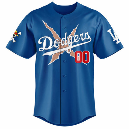 LA Straw Hat Limited Editon Baseball Jersey – Blue Edition