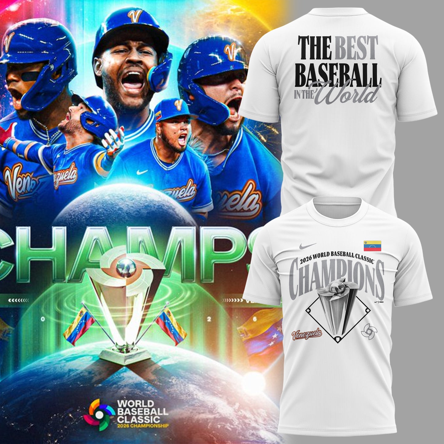 Limited Edition World Baseball Classic Champions 🏆⚾ T-Shirt