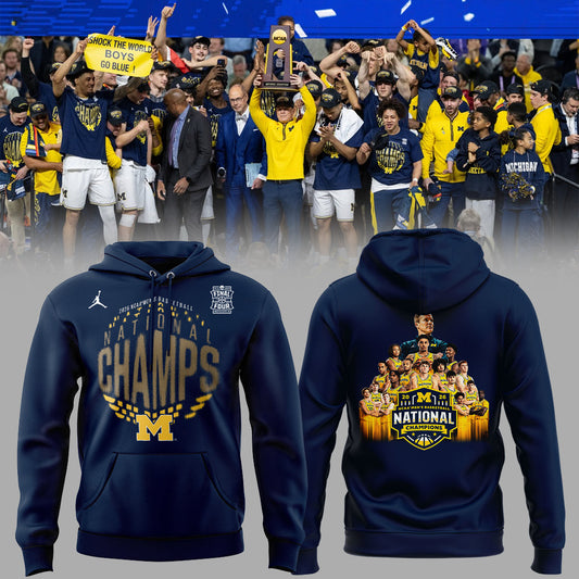 NCAA Basketball x Michigan Champions 2026 Limited Edition Hoodie