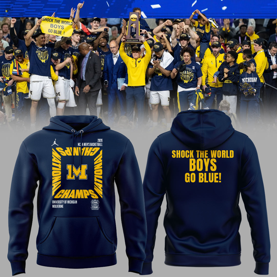 NCAA Basketball x Michigan Champions 2026 Limited Edition Hoodie