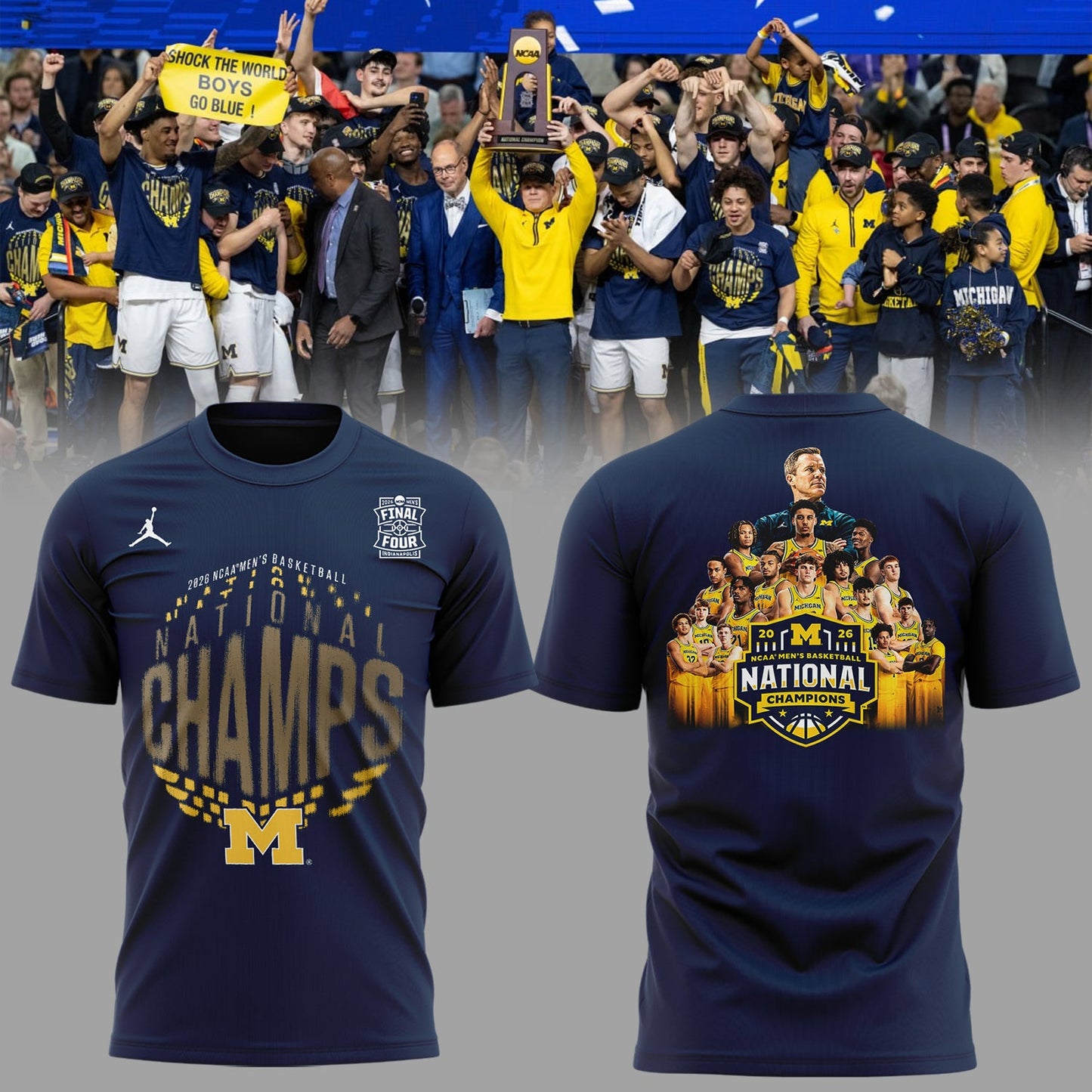 🏆️Michigan Wolverines – 2026 National Champions T Shirt