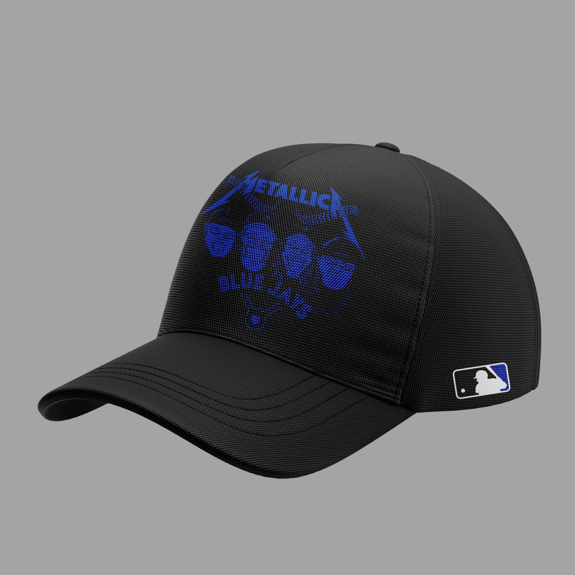 Limited Edition Blue Jays Baseball Metallica Night Black Jersey-KC04182503