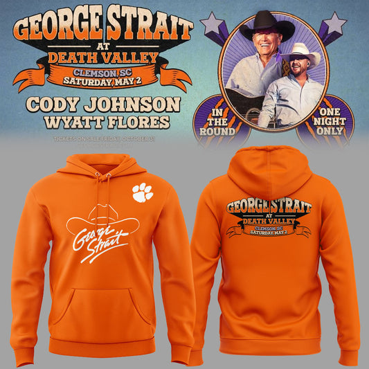 G.Strait 2026 “One-Night Only” Concert at Clemson Memorial Stadium 🤠🎸🐾Hoodie