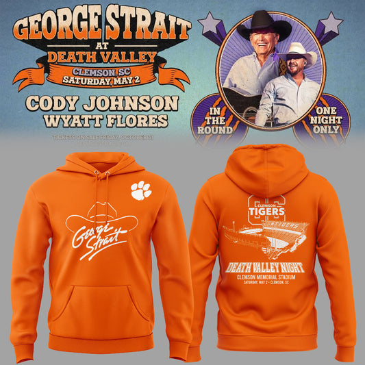 G.Strait 2026 “One-Night Only” Concert at Clemson Memorial Stadium 🤠🎸🐾Hoodie