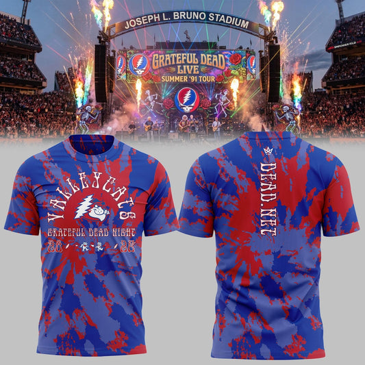 Limited Edition Tri-City ValleyCats x Grateful Dead Night Shirt-KC05262611