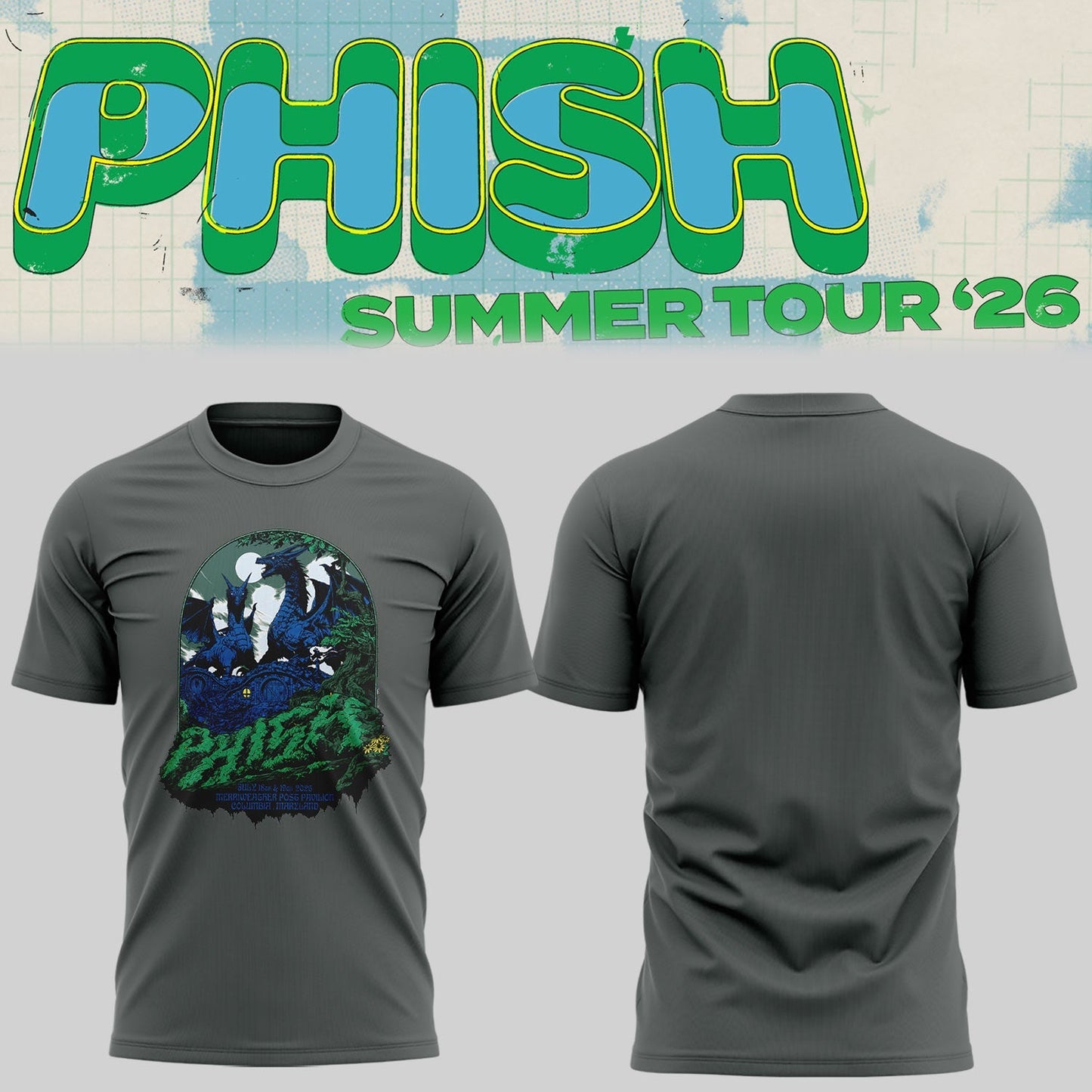 Limited Edition Summer Tour 2026 🎸🐠 Shirt 3