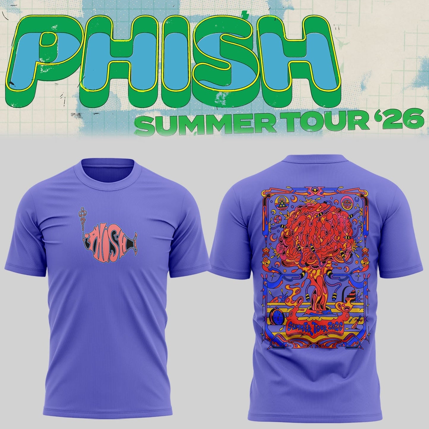 Limited Edition Summer Tour 2026 🎸🐠 Shirt 4